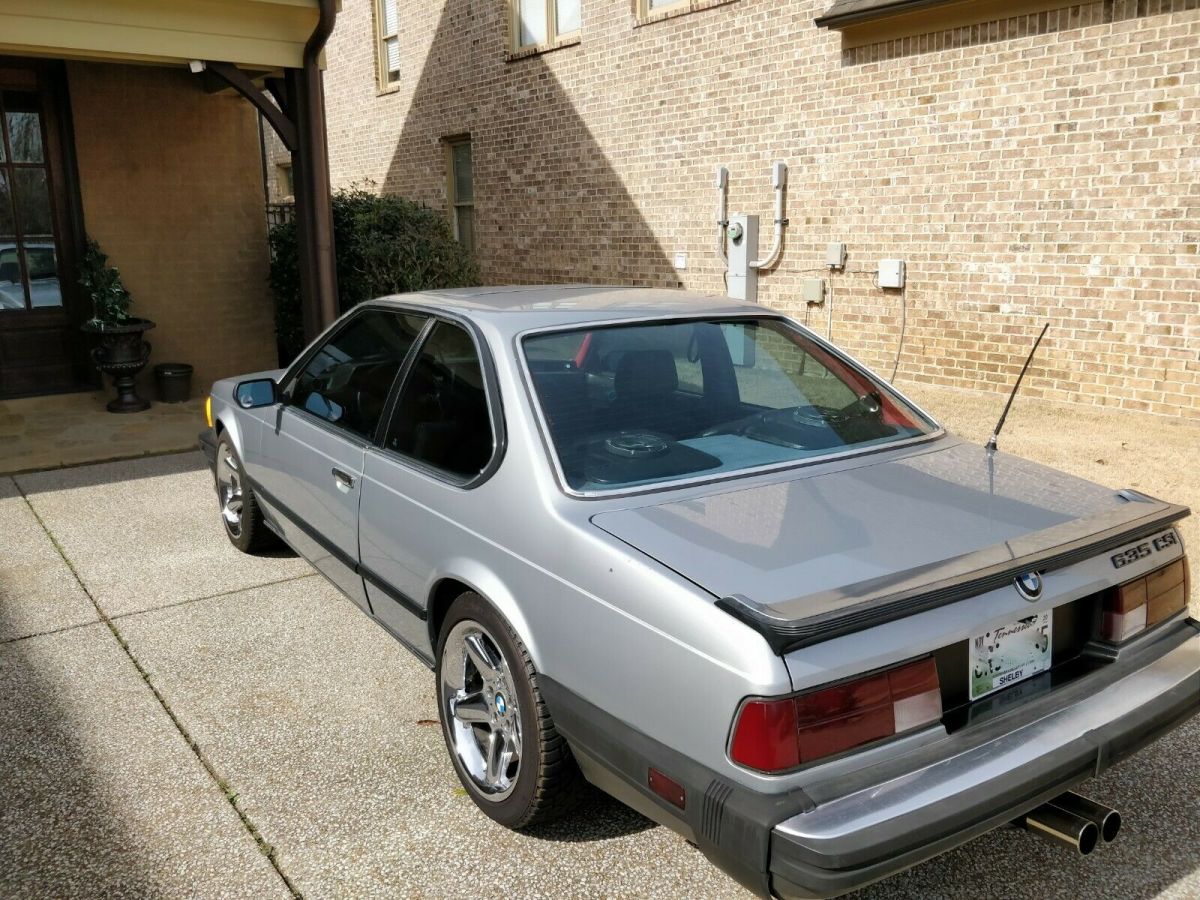 1985 Silver BMW 6-Series Coupe