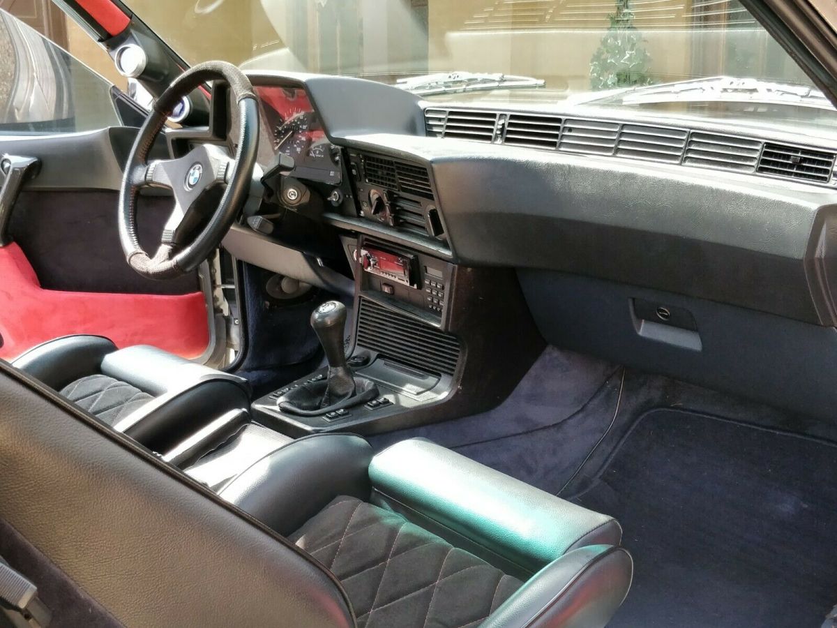 1985 Silver BMW 6-Series Coupe