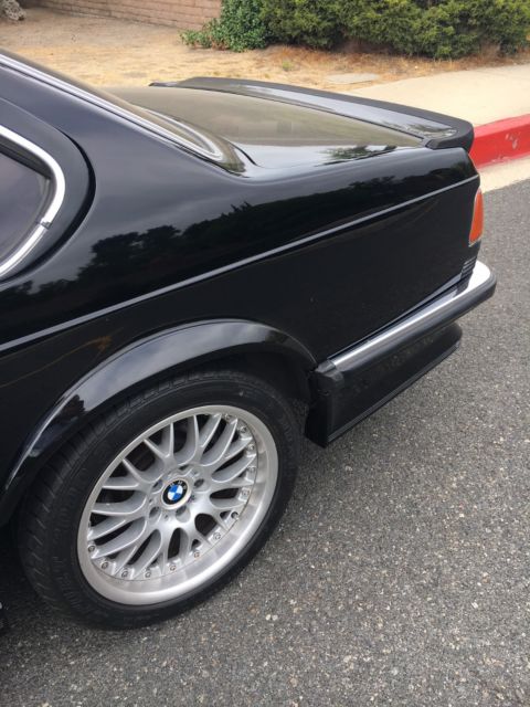 1985 Black BMW M6 Coupe