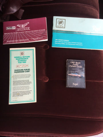 1985 Burgundy Buick Regal Coupe