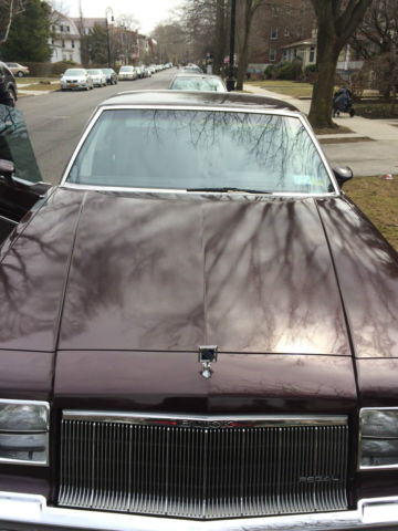 1985 Burgundy Buick Regal Coupe