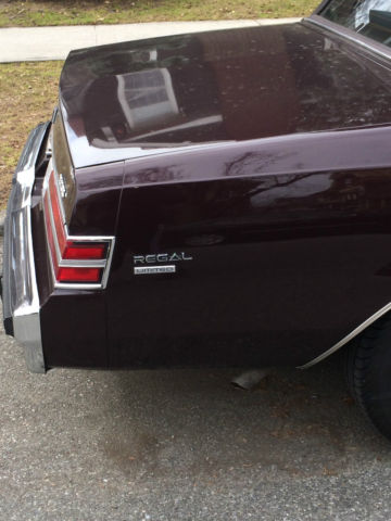 1985 Burgundy Buick Regal Coupe