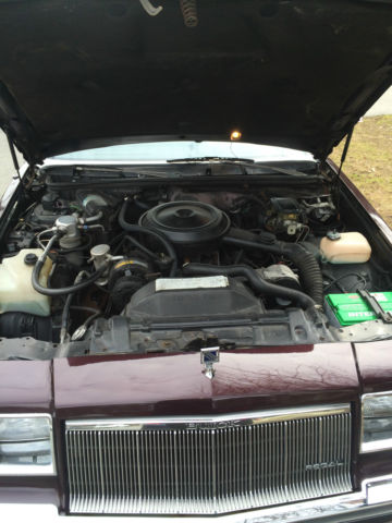 1985 Burgundy Buick Regal Coupe