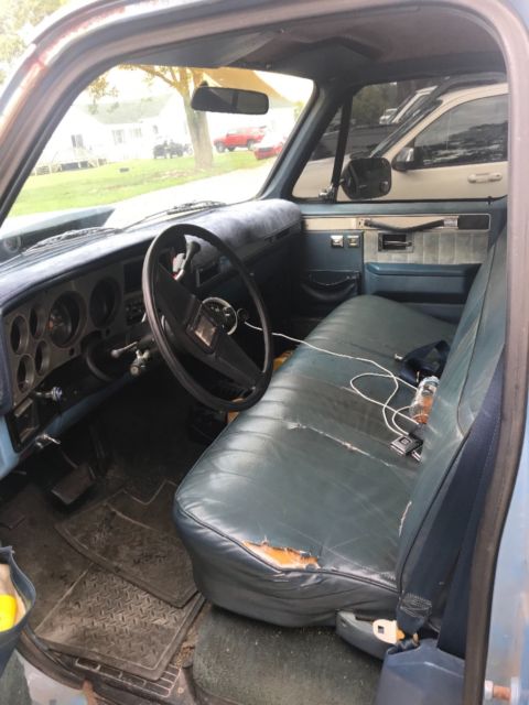 1985 Blue Chevrolet C-10 Standard Cab Pickup