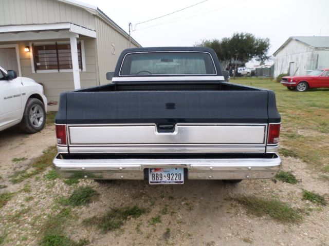 1985 Blue Chevrolet C-10 Standard Cab Pickup