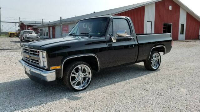 1985 Black Chevrolet C-10 Short Bed Truck