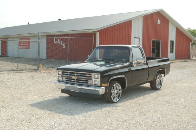 1985 Black Chevrolet C-10 Short Bed Truck