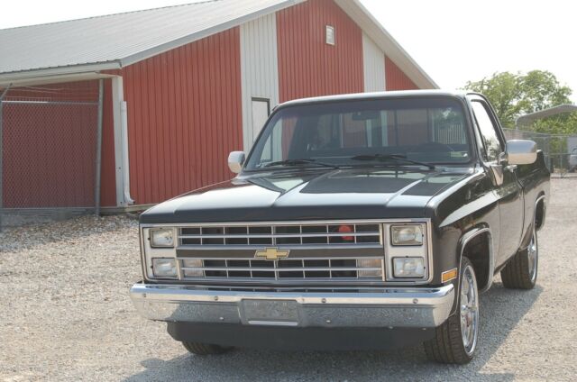 1985 Black Chevrolet C-10 Short Bed Truck