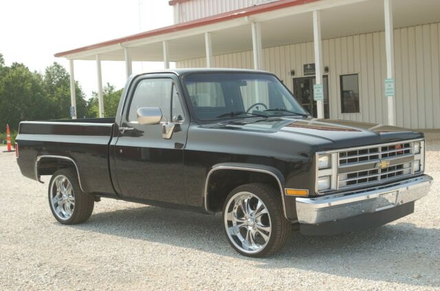 1985 Black Chevrolet C-10 Short Bed Truck