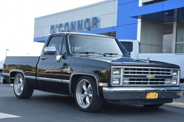 1985 Black Chevrolet C-10