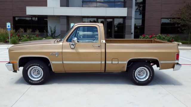 1985 Gold Chevrolet C-10 Standard Cab Pickup