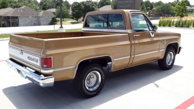 1985 Gold Chevrolet C-10 Standard Cab Pickup