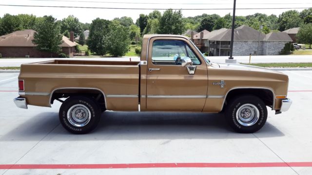 1985 Gold Chevrolet C-10 Standard Cab Pickup