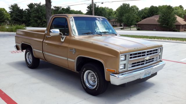 1985 Gold Chevrolet C-10 Standard Cab Pickup