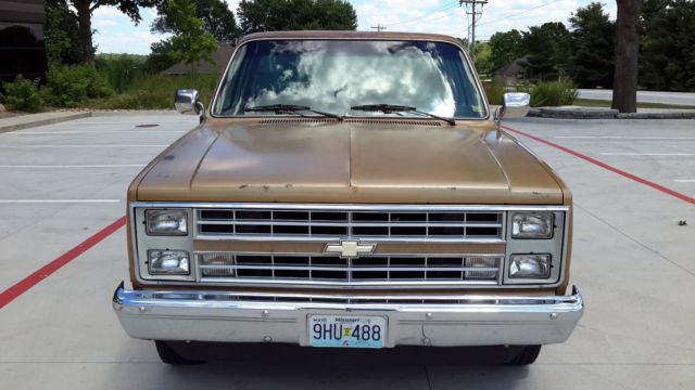 1985 Gold Chevrolet C-10 Standard Cab Pickup