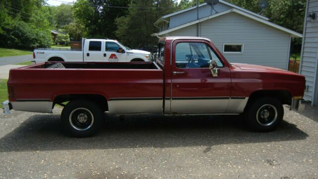 1985 Red Chevrolet C-10 Standard Cab Pickup