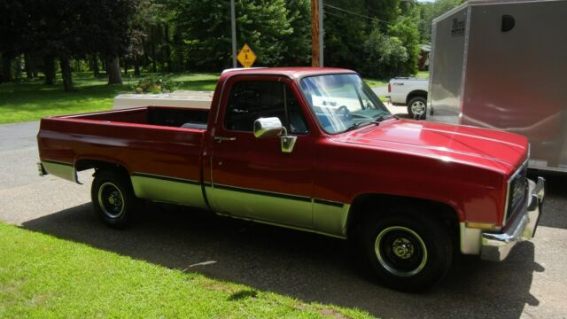1985 Red Chevrolet C-10 Standard Cab Pickup