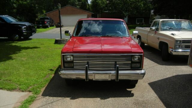 1985 Red Chevrolet C-10 Standard Cab Pickup