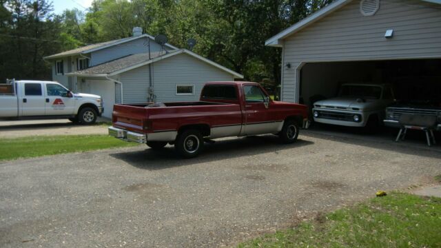 1985 Red Chevrolet C-10 Standard Cab Pickup