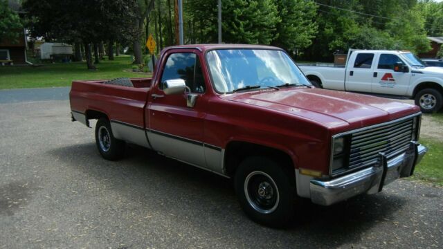 1985 Red Chevrolet C-10 Standard Cab Pickup