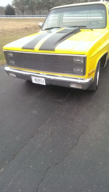 1985 Yellow Chevrolet C-10 Standard Cab Pickup