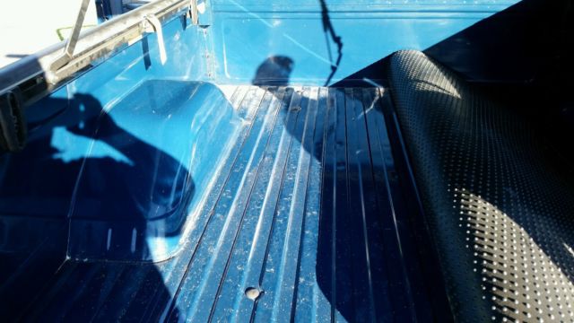 1985 Blue/white Chevrolet C-10 Truck