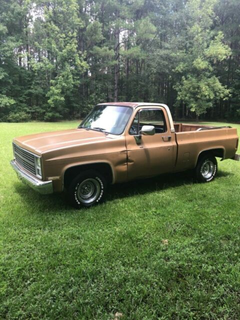1985 Gold Chevrolet C-10 Pickup