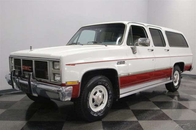 1985 White GMC Suburban