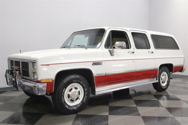 1985 White GMC Suburban