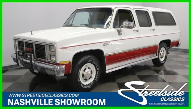 1985 White GMC Suburban