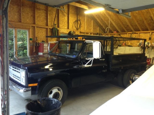 1985 Blue Chevrolet C/K Pickup 3500 Cab & Chassis