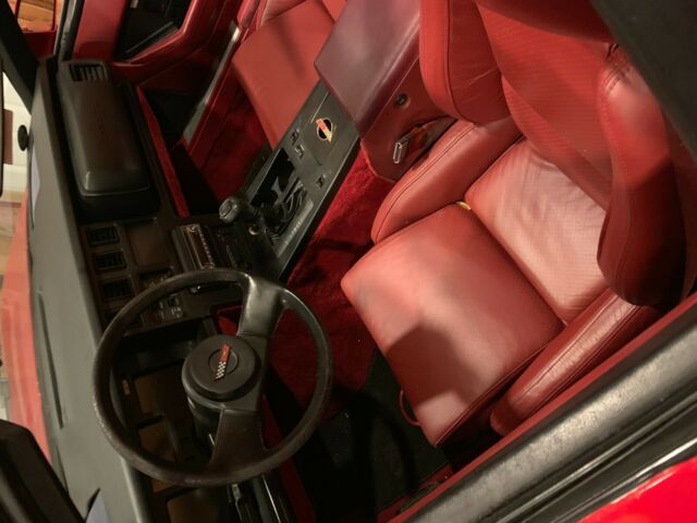 1985 Red Chevrolet Corvette Coupe