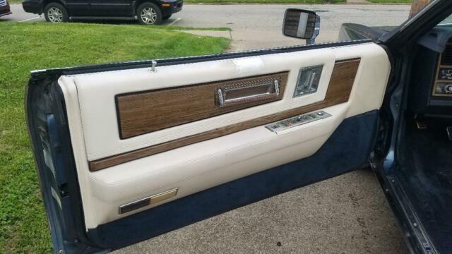 1985 Blue Cadillac Eldorado Convertible