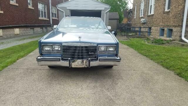 1985 Blue Cadillac Eldorado Convertible