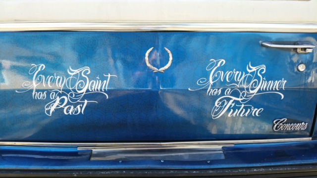 1985 Blue Cadillac Fleetwood Sedan