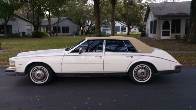 1985 White Cadillac Seville