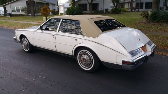 1985 White Cadillac Seville