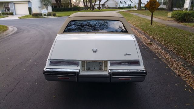 1985 White Cadillac Seville