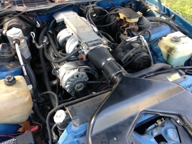 1985 Blue Chevrolet Camaro