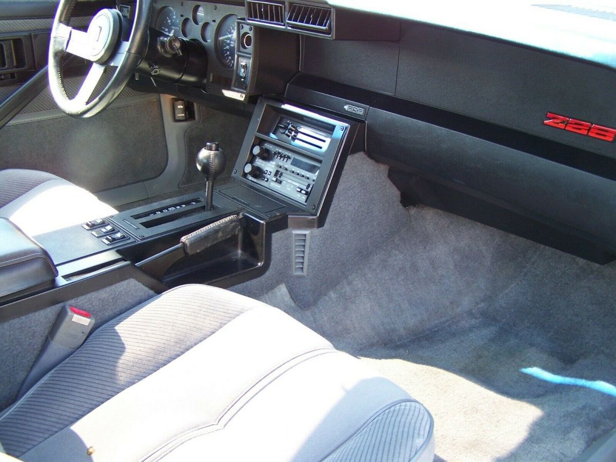 1985 Blue Chevrolet Camaro Coupe