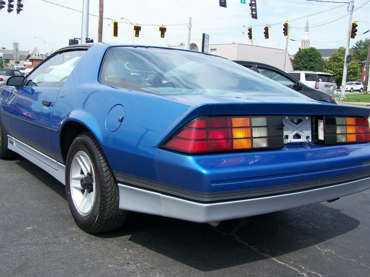 1985 Blue Chevrolet Camaro Coupe