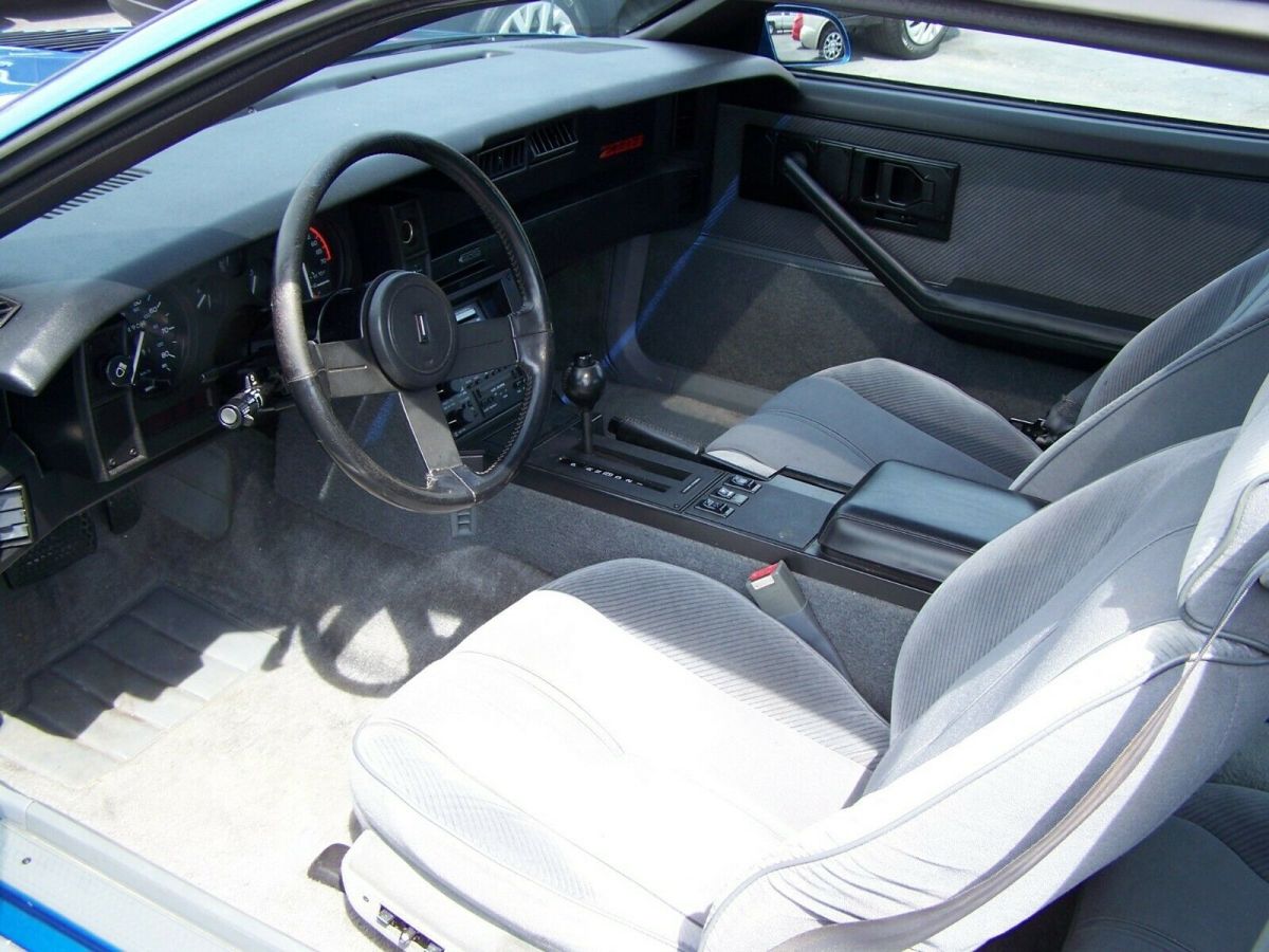 1985 Blue Chevrolet Camaro Coupe