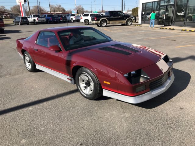 1985 Burgundy Chevrolet Camaro Coupe