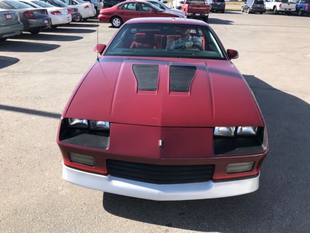 1985 Burgundy Chevrolet Camaro Coupe