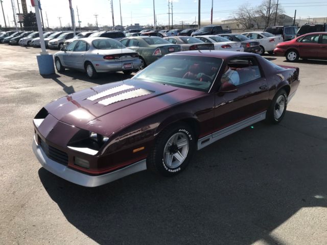 1985 Burgundy Chevrolet Camaro Coupe