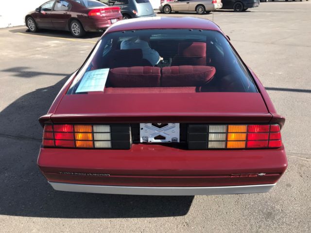 1985 Burgundy Chevrolet Camaro Coupe