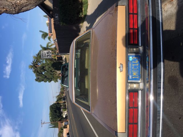 1985 Tan Chevrolet Capriceold Coupe