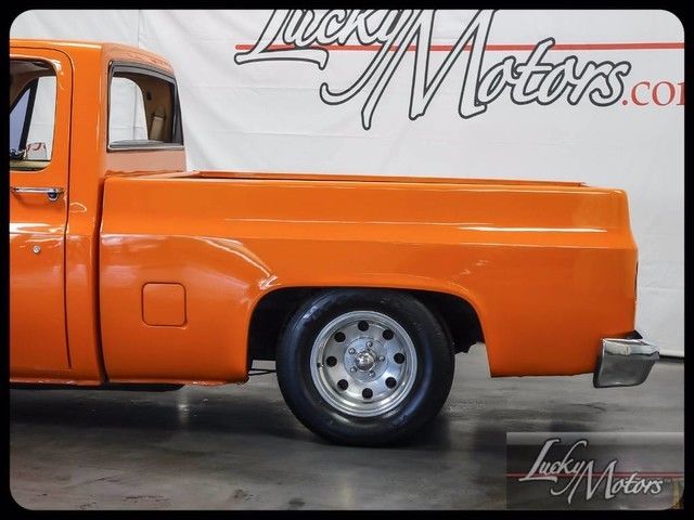 1985 Orange Chevrolet C-10 Pickup Truck