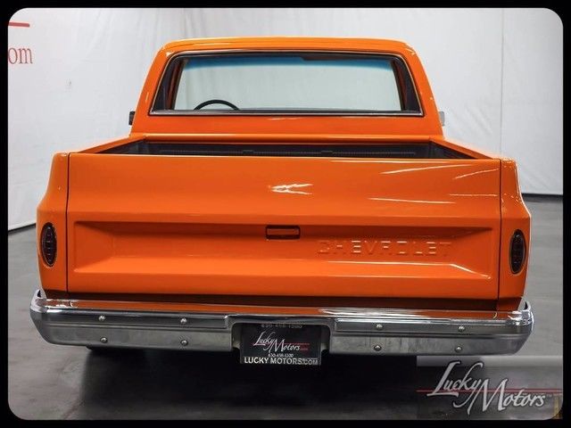 1985 Orange Chevrolet C-10 Pickup Truck
