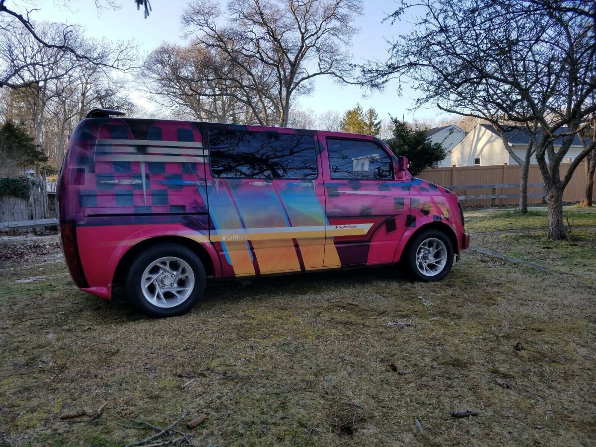 1985 Red Chevrolet Astro Van